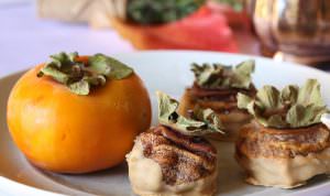 Jordan Winery dried persimmons dipped in blonde chocolate