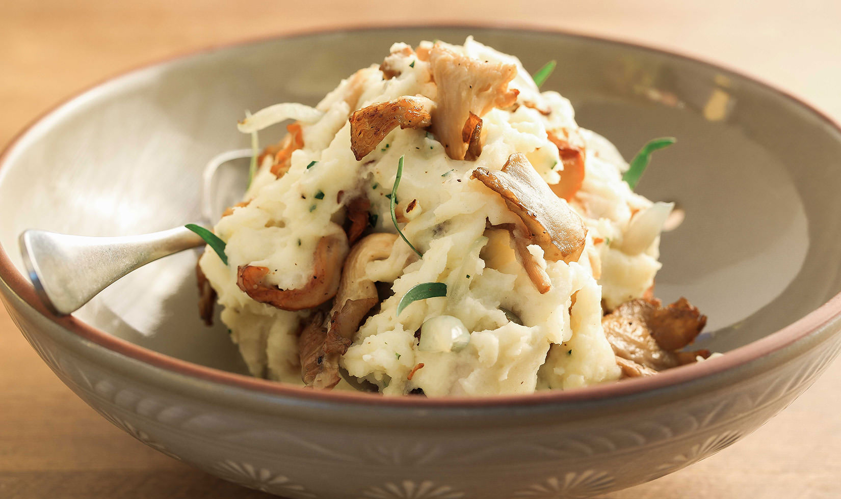 Mushroom, Shallot and Tarragon Mashed Potatoes