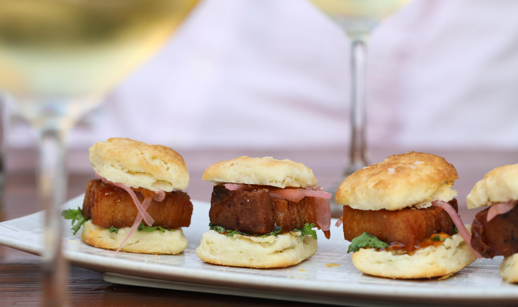 pork belly sliders from Chalkboard