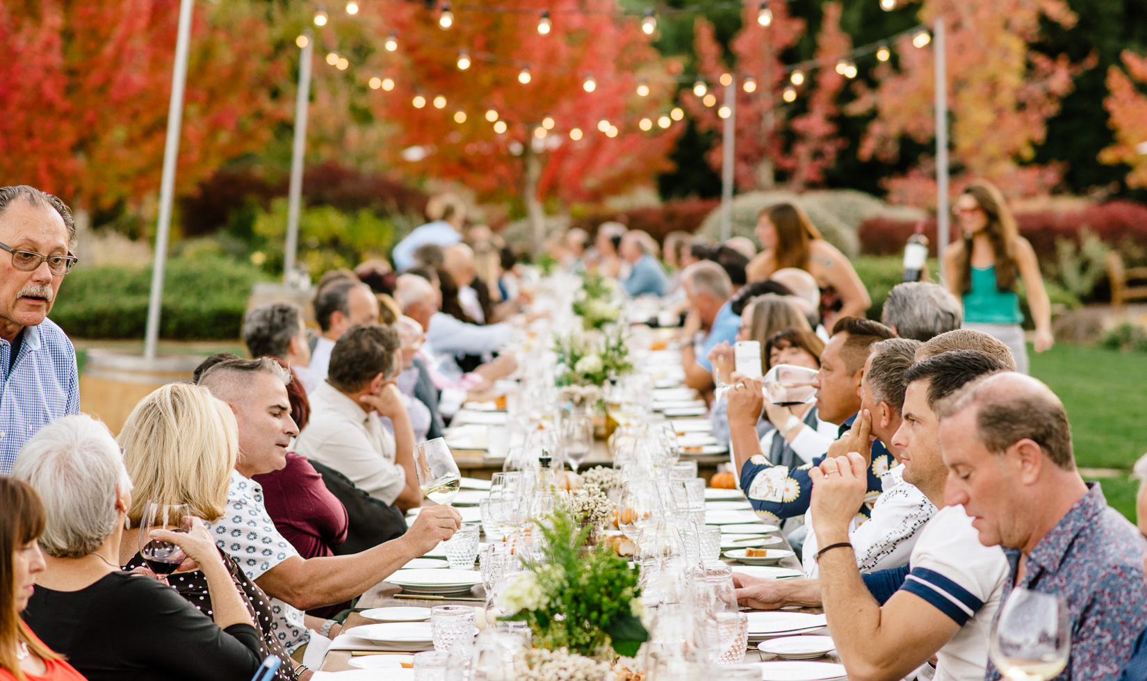 Lambert Bridge Healsburg Winery harvest dinner