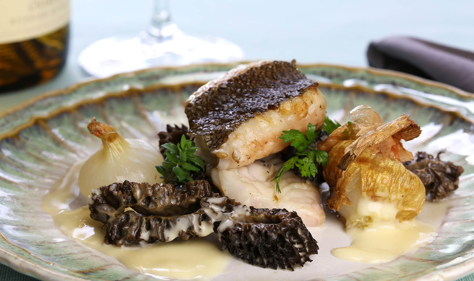 sand dabs fish with mushrooms recipe