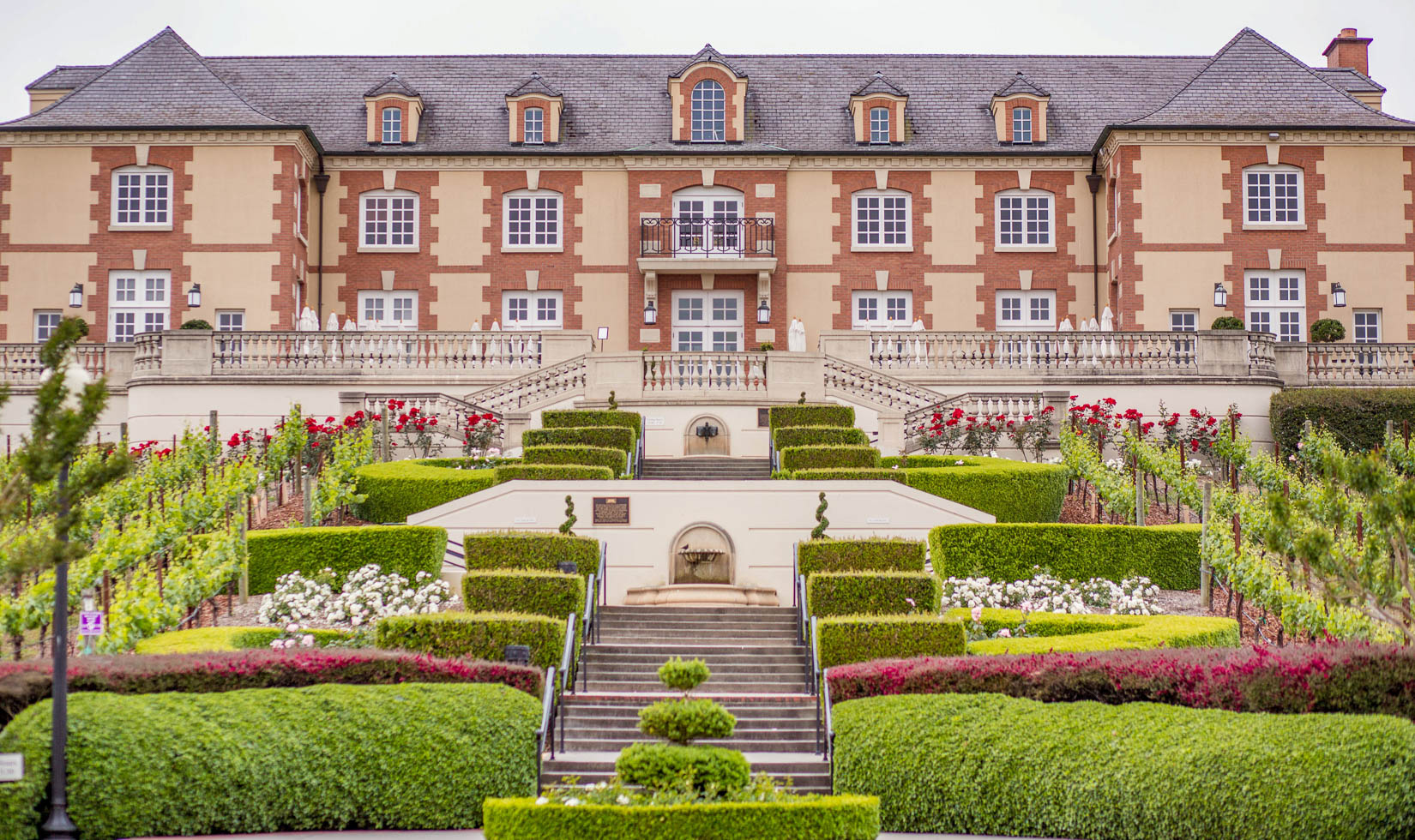 castle winery Napa domaine carneros entrance