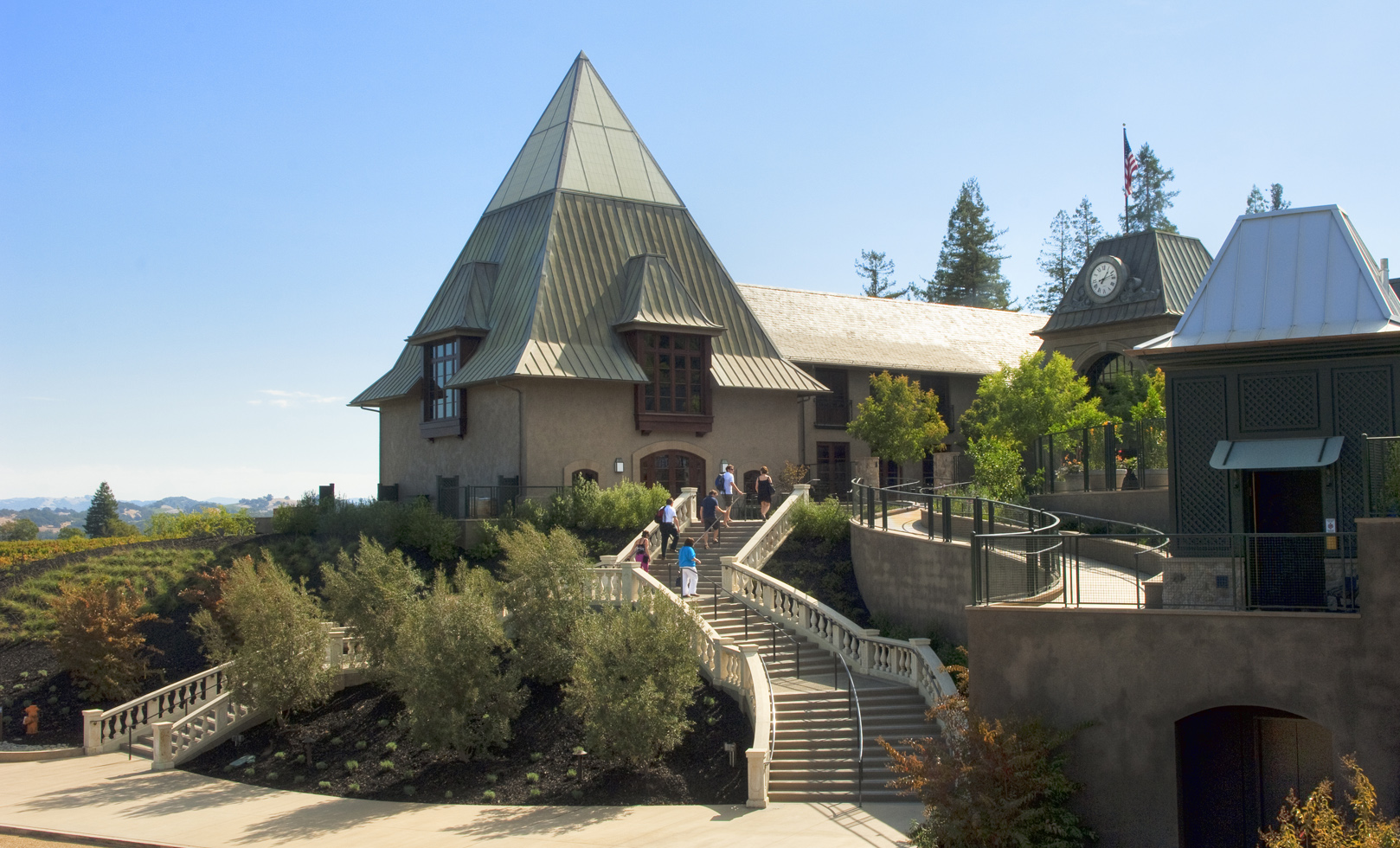 Francis Ford Coppola Winery entrance