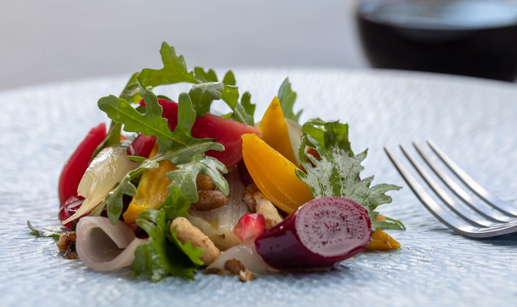 roasted beet salad - fall salad recipes cabernet salad pairing