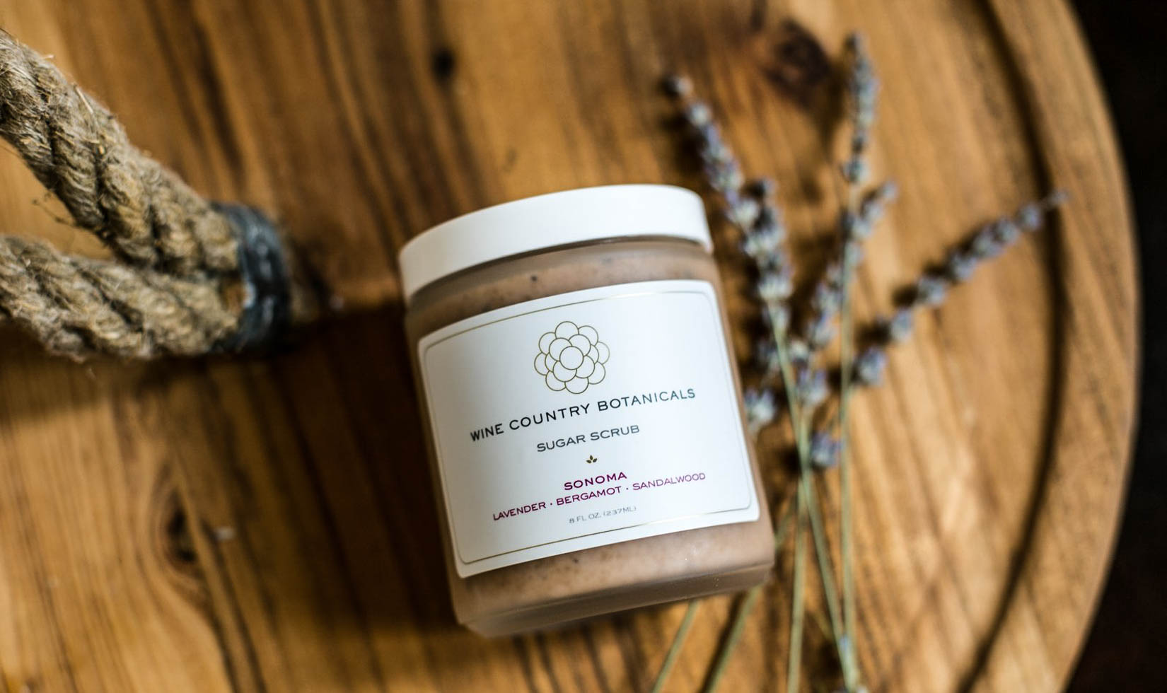 Wine Country Botanicals sugar scrub