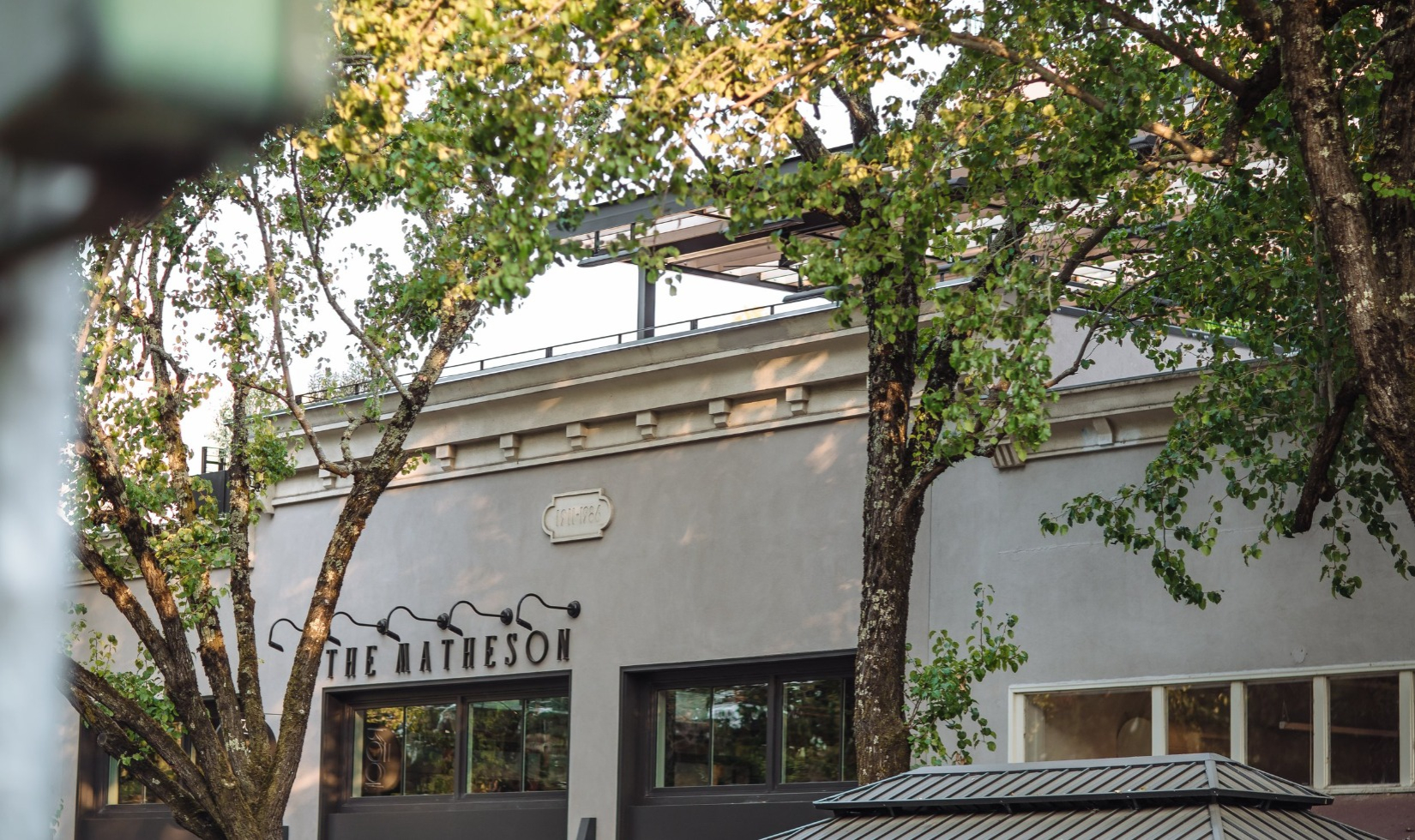 Exterior of The Matheson restaurant in Healdsburg