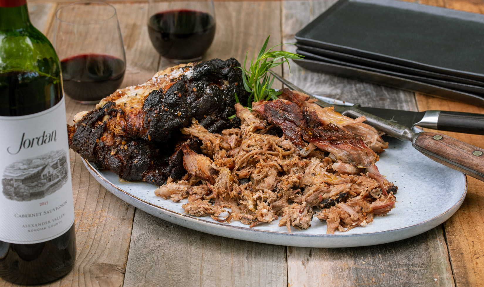 pulled pork shoulder wine pairing