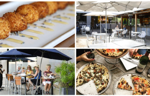 collage of sonoma county healdsburg restaurants that offer lunch