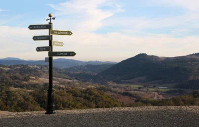 road signage in Sonoma County