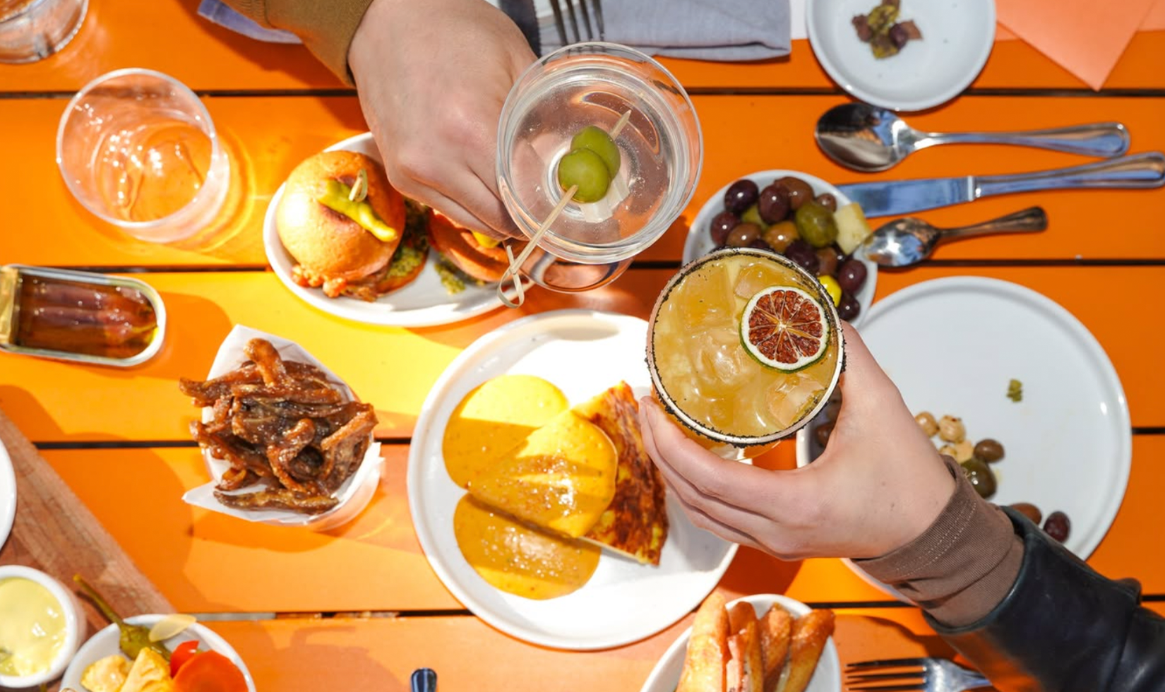 tapas and drinks at Bravas Healdsburg